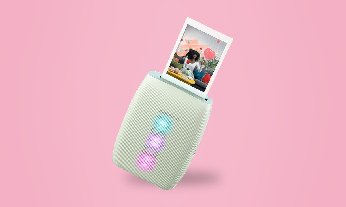 Imprimante pour smartphone instax mini Link 3 de Fujifilm, coloris vert sauge