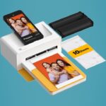 Imprimante photo Kodak Dock Plus PD460 avec smartphone, cartouche et papier